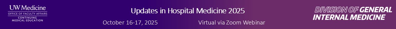 Updates in Hospital Medicine 2025 (MJ2605) Banner